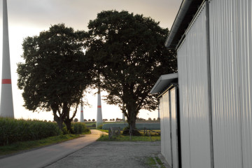 Feldwegkreuzung Vier Linden